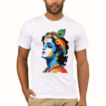 Ljusmodern herre Krishna Pop Art-grafik