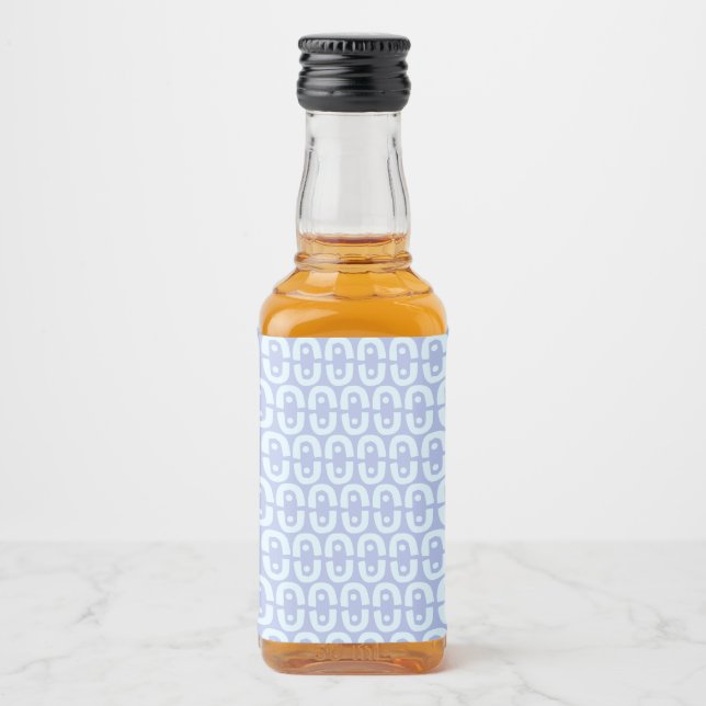 Ljusmodernt mönster med djärva färgformer spritflaskor etikett (Framsida)