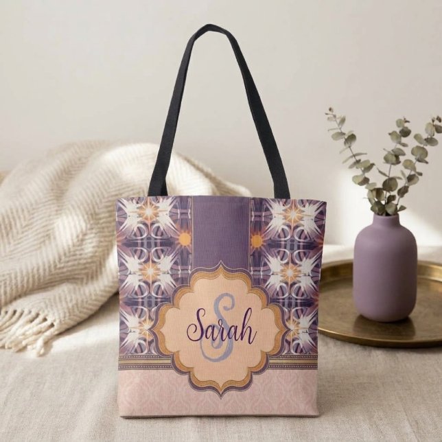 Ljusmönster  Totebag Tygkasse (Skapare uppladdad)