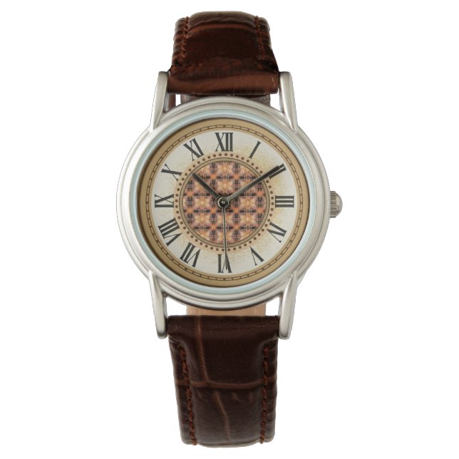 Ljusmönster Vägglampa Armbandsur (Framsida)