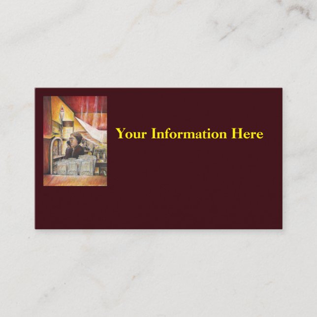 Ljusmotsvarighet till Passionate Känslor Visitkort (Framsida)