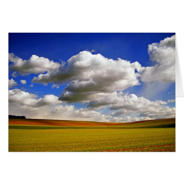 Ljusna Hälsningskort (Framsidan Horizontal)