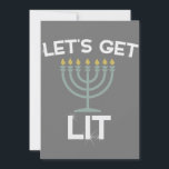 Ljusna Menorah Chanukka Inbjudningar<br><div class="desc">Ljusna Menorah Chanukka</div>