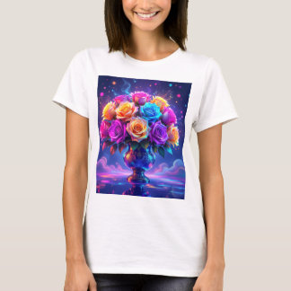 Ljusnande bukett t shirt