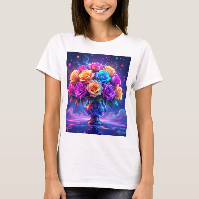 Ljusnande bukett t shirt (Framsida)