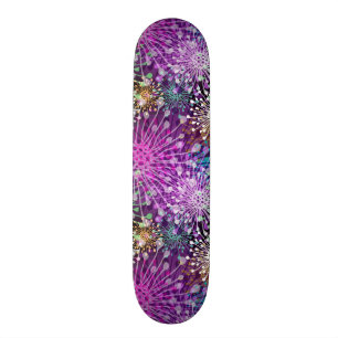 Ljusnande fläckig mönster old school skateboard bräda 18 cm