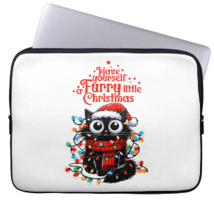 Ljusnande jul laptop fodral