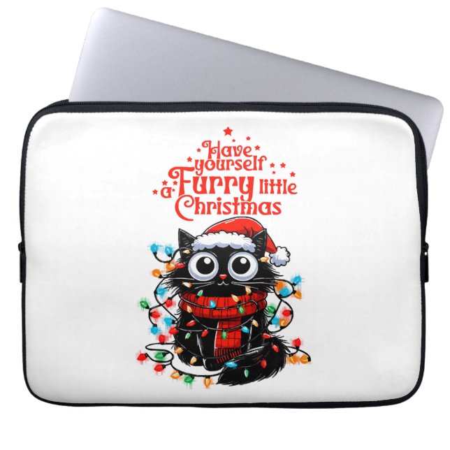 Ljusnande jul  laptop fodral (Framsidan)