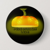 Ljusnande pumpa höst unik söt höststämning