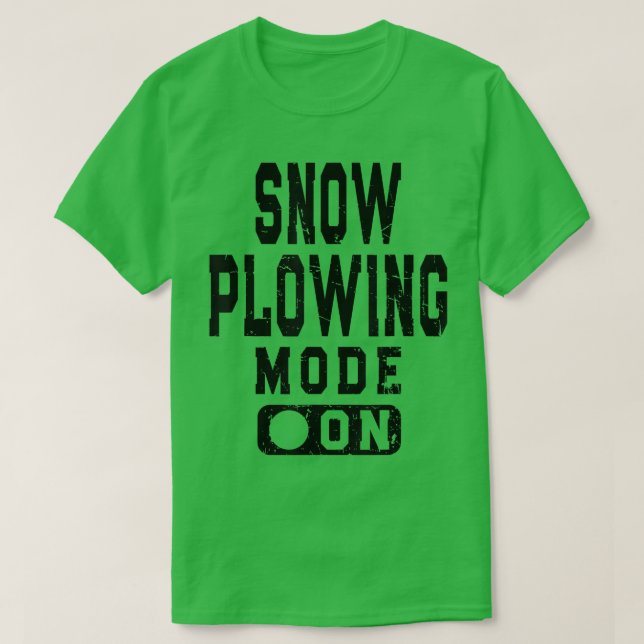 Ljusningsläge i Snö på diskdrivrutin T Shirt (Design framsida)