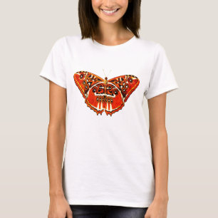 Ljusningsmätare, rostorange och svart t-shirt