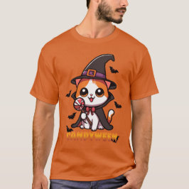 ljusövergång - halloween häxcat t shirt
