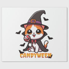 ljusövergång - katthäxhalloween presentpapper