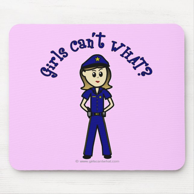 Ljuspoliser flicka musmatta (Framsidan)