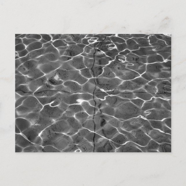 Ljusreflektioner på Vatten-fotovykort Vykort (Framsida)