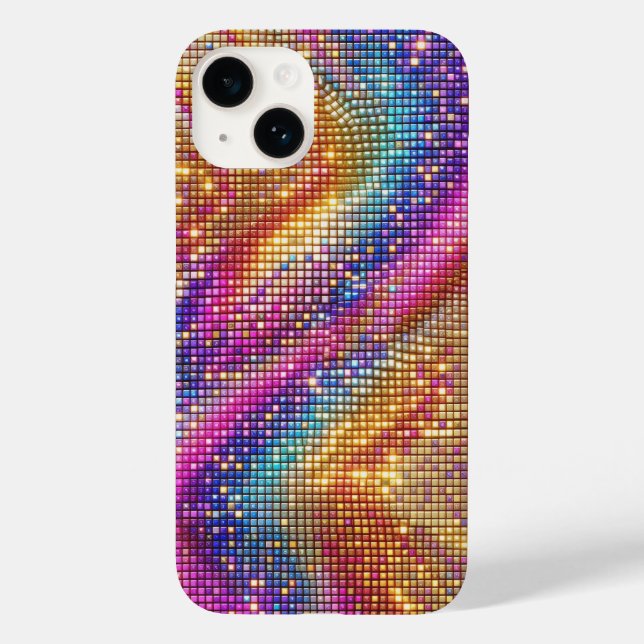 Ljusregnbåge Diskotek Moasik Glitter Gnistra Lyx (Baksida)