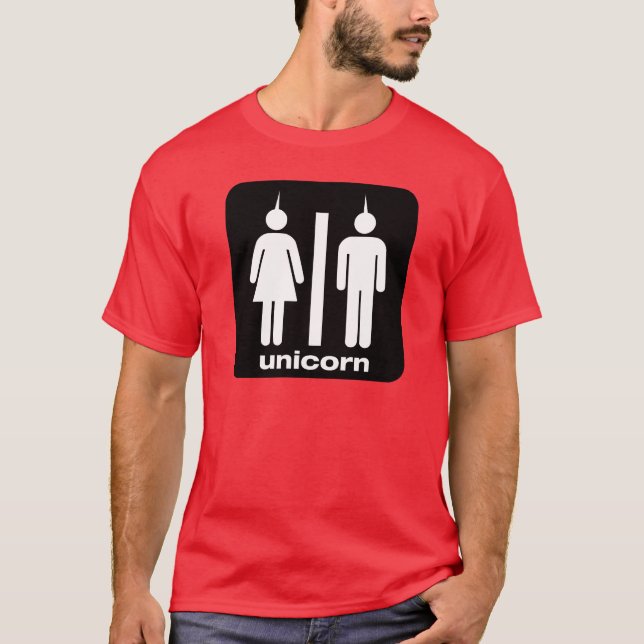 Ljusregnbågsman Magisk Varelse Konst T Shirt (Framsida)
