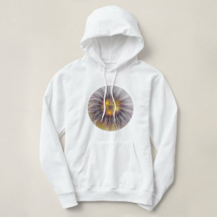 Ljusrik färgrik blomma, Abstrakt Modern Fraktal T Shirt