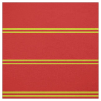 Ljusröd, guld-strimlad design tyg