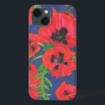 Ljusröd och svart orientalisk poppies Mönster<br><div class="desc">En snyggt Fodral-Mate fodral för att skydda din iPad Air, med en vacker, fet mönster av scarlet röd och svart orientalisk poppies, på en djup blå bakgrund. En del av Posh & Painterly 'Oriental Poppies'-samlingen kan lätt anpassas till mönster genom att ändra storlek på mönster-plattan så att du får ett...</div>