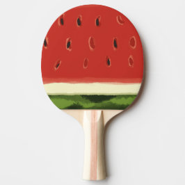 Ljusröd vattenfärgad vattenmelon Ping Pong Paddle Pingisracket