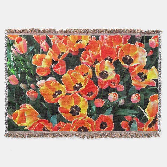 Ljusröda tulpaner av Istanbul Filt (Framsidan)