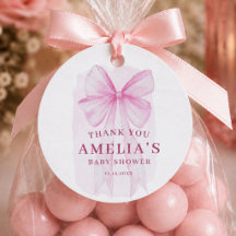 Ljusrosa band flicka bebisfest