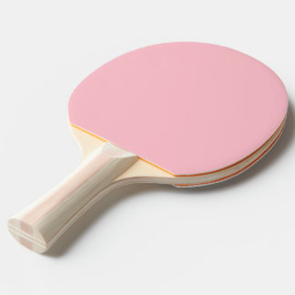Ljusrosa enfärgad färg för tjejer pastell pingisracket