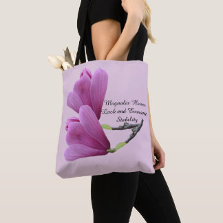 Ljusrosa Magnolia Tygkasse