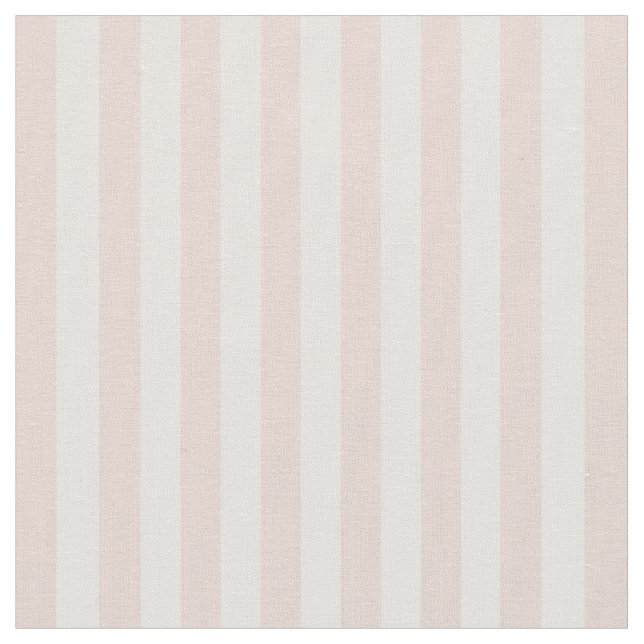 Ljusrosa och elfenbensfärgade ränder tyg (Närbild)