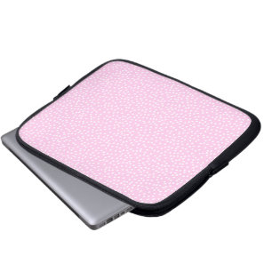 ljusrosa prickig laptopfodral laptop fodral