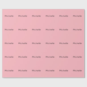 Ljusrosa professionell unik casual handstil presentpapper