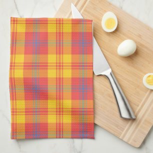 Ljusrött Gult och Blue Play Kitchen Towel Kökshandduk
