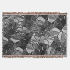 Ljusrundade former av grått och mörk. filt