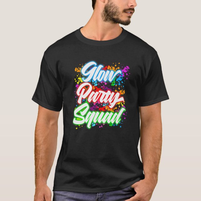 Ljussamling i glödkvadratisk kvadrat t shirt (Framsida)