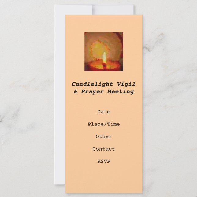 Ljussignal Inbjudningar (Framsida)