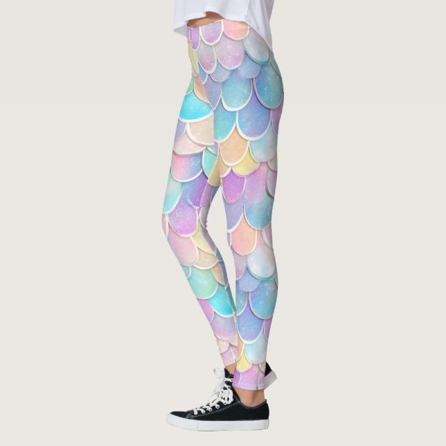 Ljusskalig pastellskala leggings (Vänster)