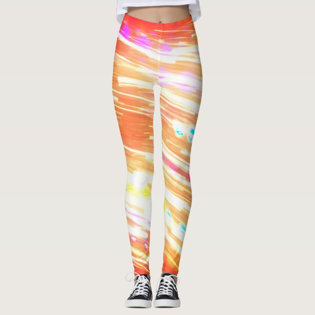Ljusskärm med flera Färger Leggings (Framsida)