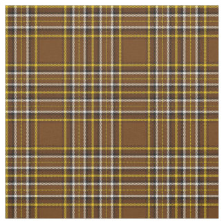 Ljussken (Coco plaid) med guld/vit/svart rand Tyg