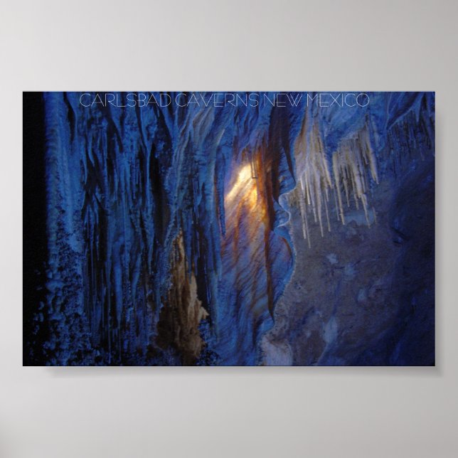 Ljussken genom Drapery Poster (Framsidan)