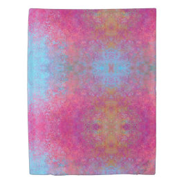 Ljussken Magenta Sunset Abstrakt Acrylic Pour