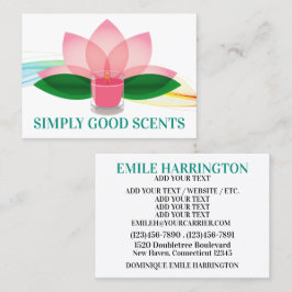 Ljussken, Skapar, spa, Affärskortet Retail Gift Sh Visitkort