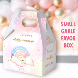 Ljusskena med liten stjärna Regnbåge Baby Shower S Presentaskar