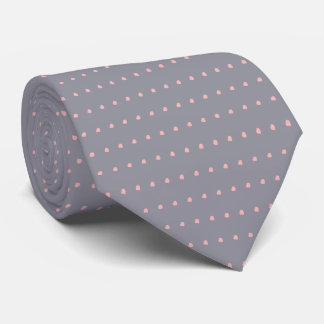 Ljusskiffer Grått och  Polka dots Tie,Tips Slips