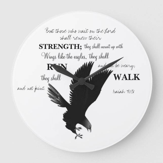 Ljussklocka för engångsskript stor klocka (Framsida)