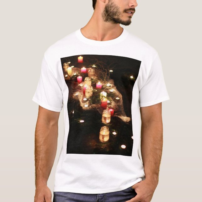 Ljusskogs herr T-shirt – Kan anpassas (Framsida)