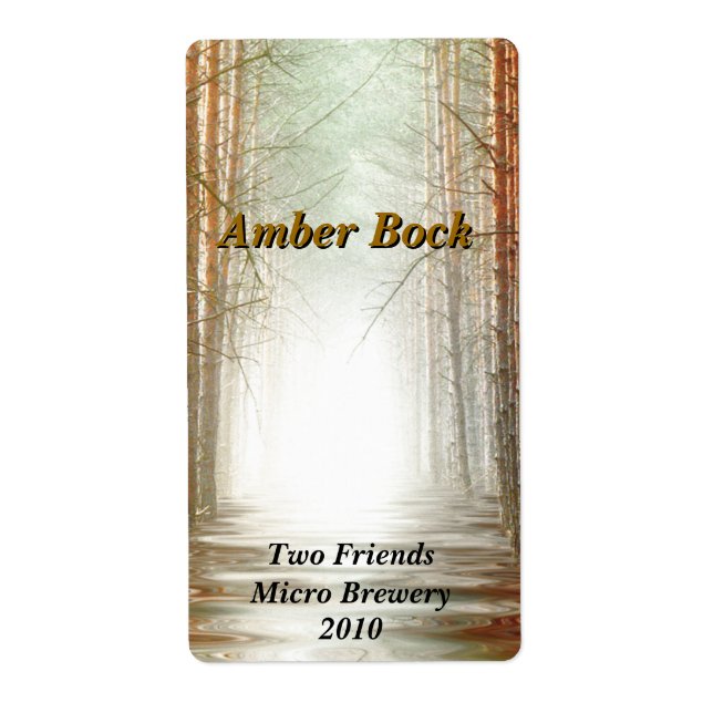 Ljusskogshem brydde öletiketter fraktsedel (Framsidan)