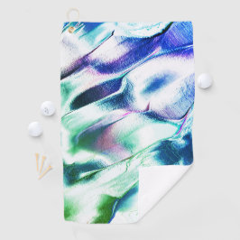 Ljusskuren från made metall, grönt till blå färg