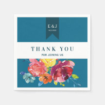 Ljussommarfärgad Bröllop Pappersservett