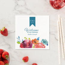 Ljussommarfärgad Bröllop Pappersservett